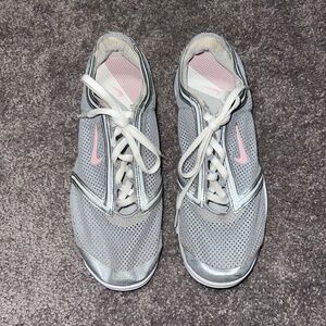 Ladies Nike Netted Gold Shoes